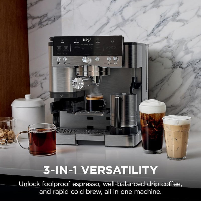 Ninja Luxe Café™: Your Personal Barista for Espresso, Drip, and Cold Brew