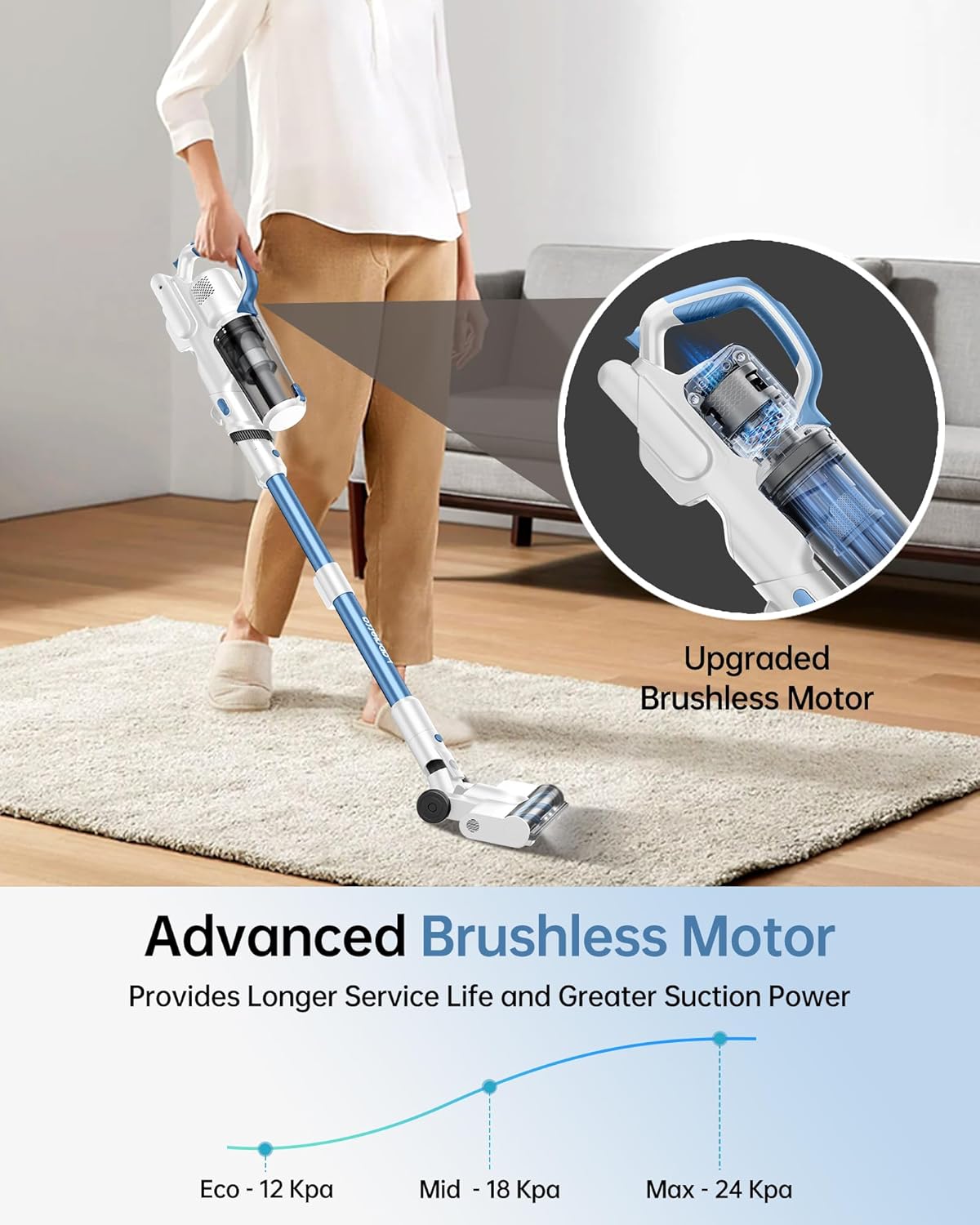 Shark Cordless Stick Vacuum with FloorDetect - Intelligent Cleaning. Zero Hassle.
