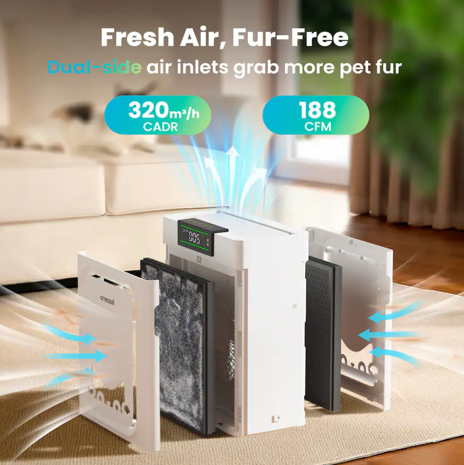Oneisall Pet Air Purifier: Breathe Pure, Even with Furry Friends